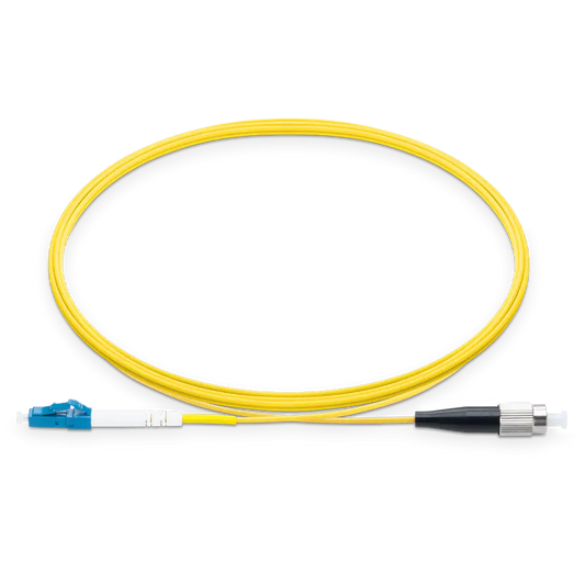1m (3ft) LC UPC to FC UPC Simplex OS2 Single Mode LSZH 2.0mm Fiber Optic Patch Cable SFPS