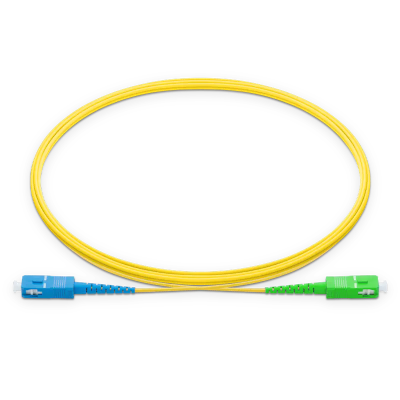 0.5m (1.6ft) SC UPC to SC APC Simplex OS2 Single Mode LSZH 2.0mm Fiber Optic Patch Cable SFPS