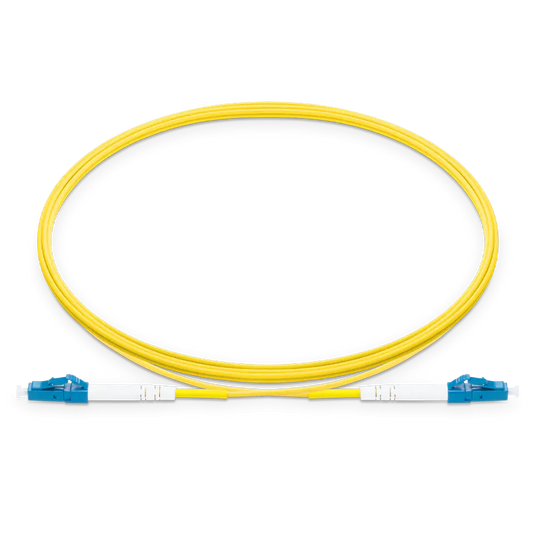 1m (3ft) LC UPC to LC UPC Simplex OS2 Single Mode LSZH 2.0mm G.657.A2 Fiber Optic Patch Cable SFPS