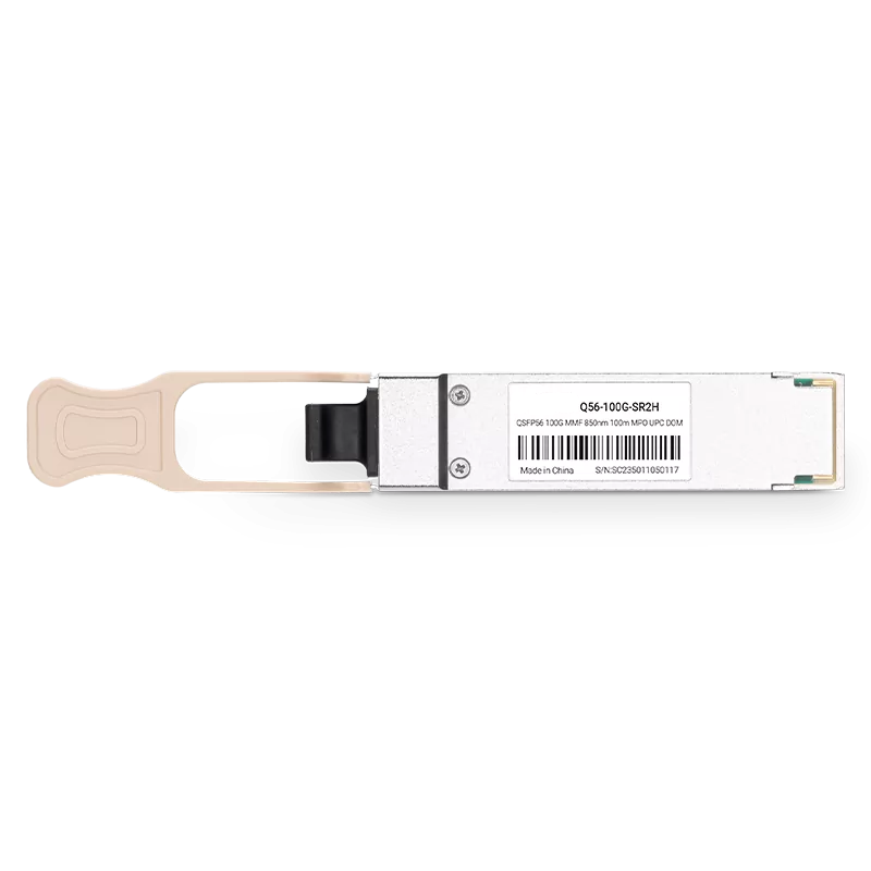NVIDIA/Mellanox Compatible 100G SR2 QSFP56 PAM4 850nm 100m DOM MTP/MPO-12 UPC InfiniBand HDR Transceiver Module for MMF SFPS