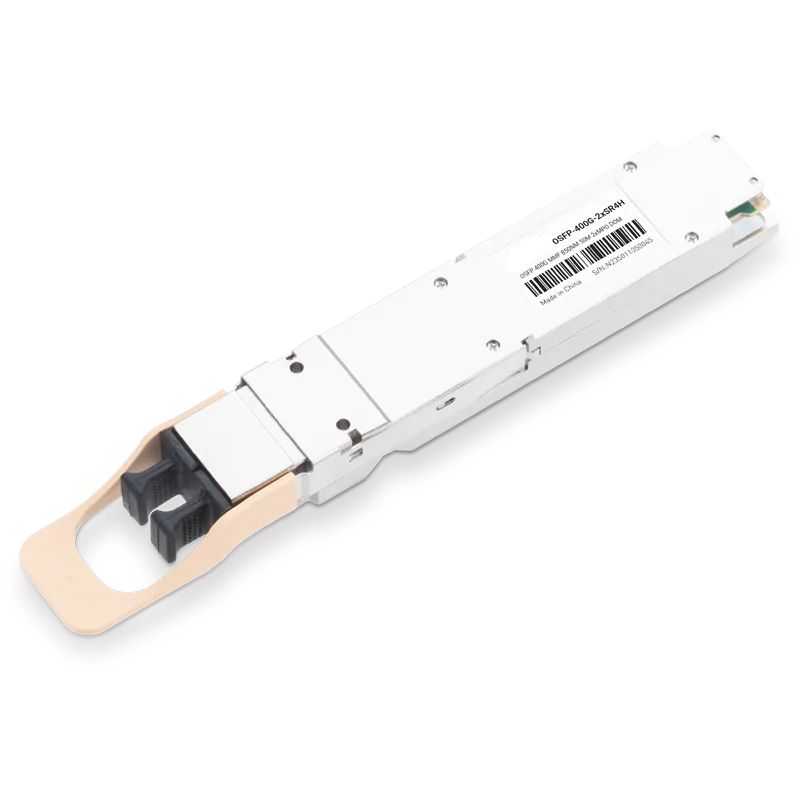 NVIDIA/Mellanox Compatible 400G OSFP 2×SR4 850nm 50m Dual MTP/MPO-12 APC MMF InfiniBand HDR Finned Top Optical Transceiver Module SFPS