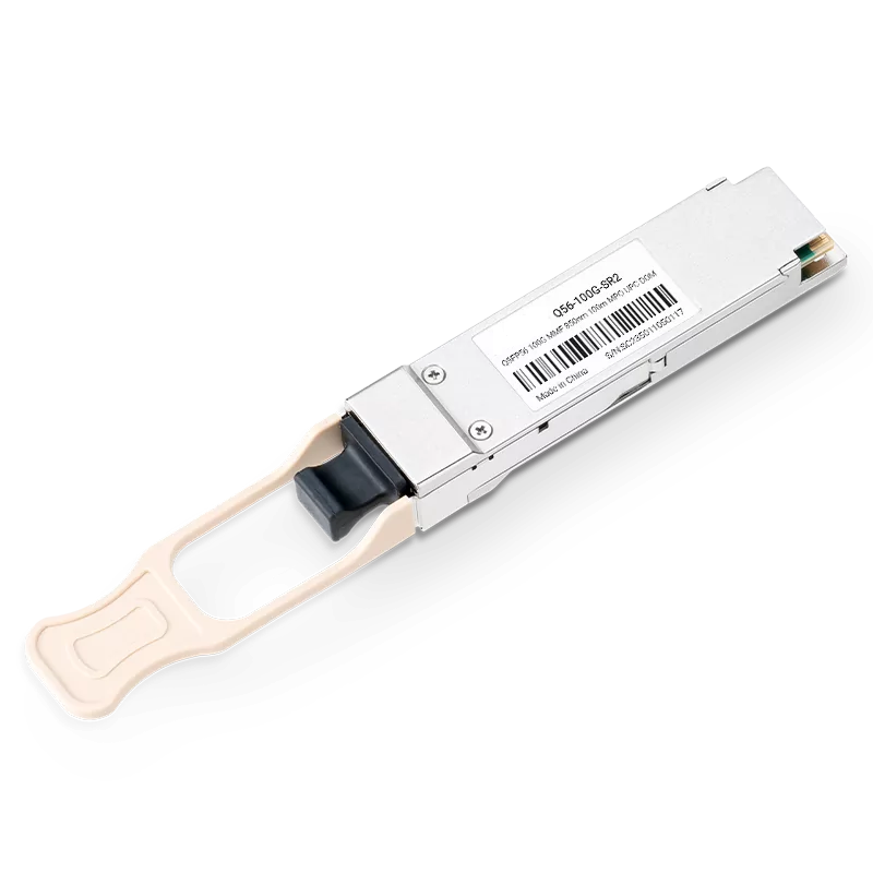 NVIDIA/Mellanox Compatible 100GbE SR2 QSFP56 PAM4 850nm 100m MPO/MTP-12 UPC Optical Transceiver Module for MMF SFPS