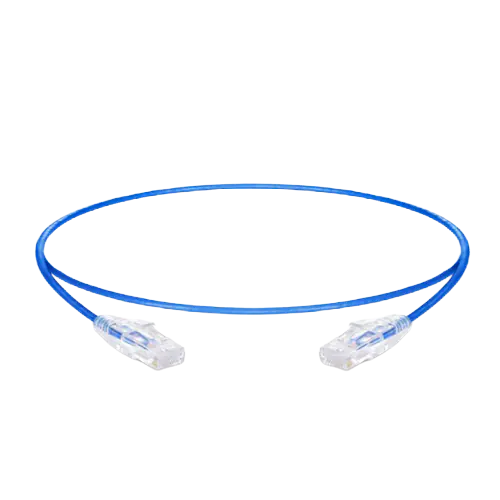 4ft (1.2m) Cat6 Snagless RJ45 Unshielded (UTP) PVC CM Ethernet Patch Cable, 28AWG 100% Copper Wire Blue SFPS