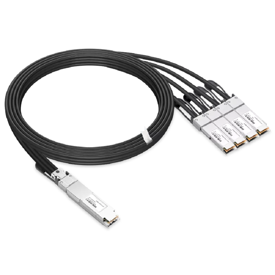 NVIDIA/Mellanox Compatible DAC 3m (10ft) 400Gb/s OSFP to 4x100Gb/s QSFP56 InfiniBand HDR Passive Copper Splitter Cable SFPS