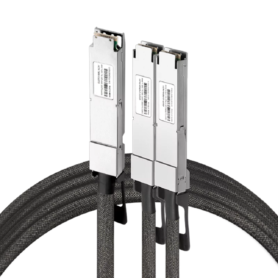 NVIDIA/Mellanox Compatible AEC 6m (20ft) Twin-port 2x400Gb/s OSFP Finned Top to 2x400Gb/s OSFP Flat Top InfiniBand NDR Active Electrical Splitter Cable SFPS