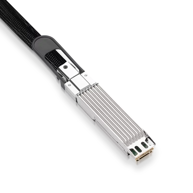 NVIDIA/Mellanox MCP7Y40-N003 Compatible DAC 3m (10ft) Twin-port 2x400Gb/s OSFP Finned Top to 4x200Gb/s QSFP112 Flat Top InfiniBand NDR Passive Copper Splitter Cable SFPS