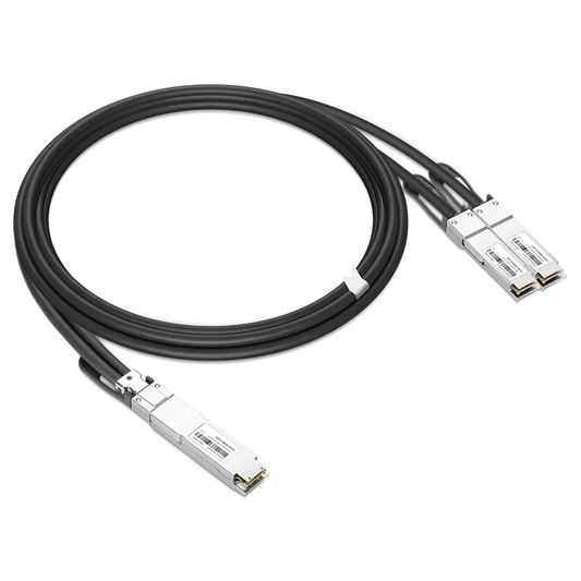 Cisco Compatible AEC 3m (10ft) Twin-port 2x400Gb/s OSFP Finned Top to 2x400Gb/s OSFP Flat Top Active Electrical Splitter Cable SFPS