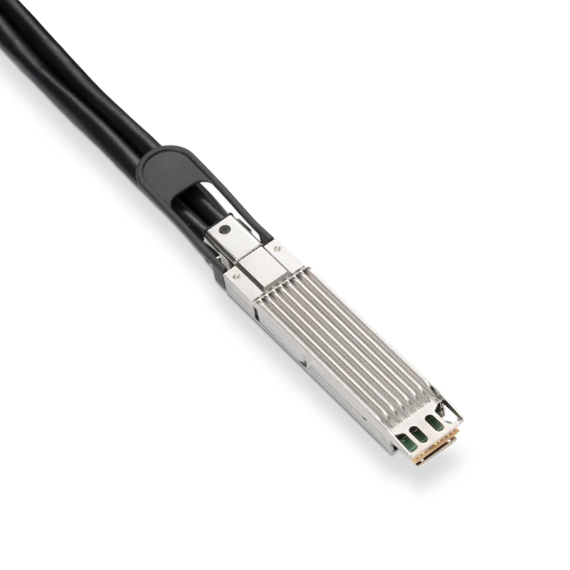 NVIDIA/Mellanox Compatible AEC 6m (20ft) Twin-port 2x400Gb/s OSFP Finned Top to 2x400Gb/s OSFP Flat Top Active Electrical Splitter Cable SFPS