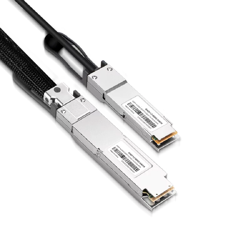 NVIDIA/Mellanox MCP7Y40-N003 Compatible DAC 3m (10ft) Twin-port 2x400Gb/s OSFP Finned Top to 4x200Gb/s QSFP112 Flat Top Passive Copper Splitter Cable SFPS