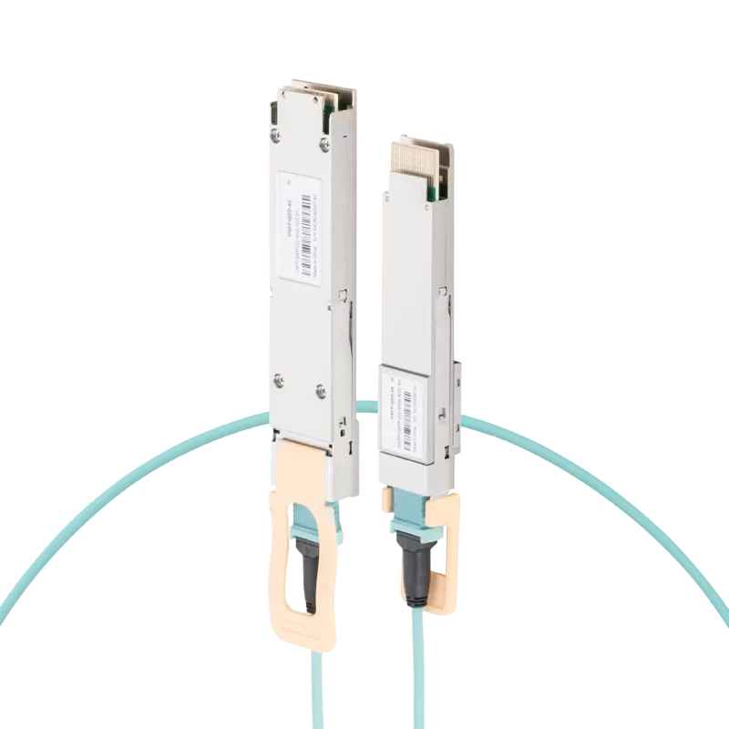 NVIDIA/Mellanox Compatible 3m (10ft) 400G OSFP to QSFP-DD Active Optical Cable SFPS