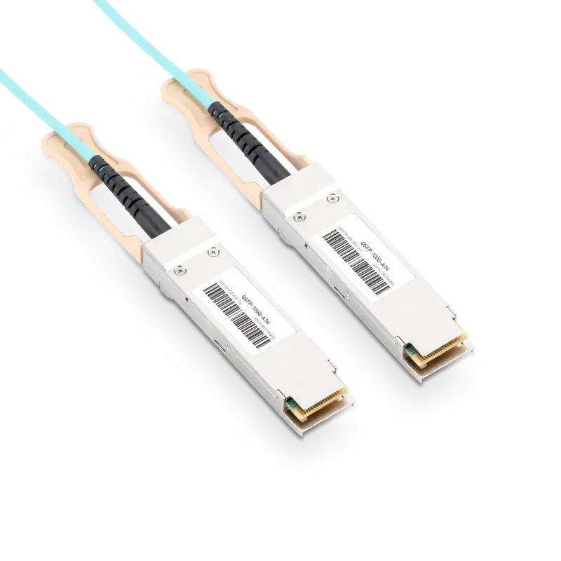 NVIDIA/Mellanox MFA1A00-E030 Compatible AOC 30m (98ft) 100Gb/s QSFP28 InfiniBand EDR LSZH Active Fiber Cable (850nm, MMF) SFPS