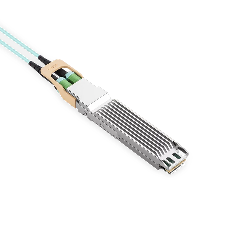 NVIDIA/Mellanox MFA7U10-H030 Compatible AOC 30m (98ft) 400Gb/s OSFP to 2x200Gb/s QSFP56 InfiniBand HDR Active Optical Splitter Cable (Finned Top, 850nm, MMF, LSZH) SFPS