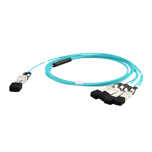 Cisco QSFP-4X10G-AOC15M Compatible 15m (49ft) 40G QSFP+ to 4 X10G SFP+ Breakout Active Optical Cable SFPS