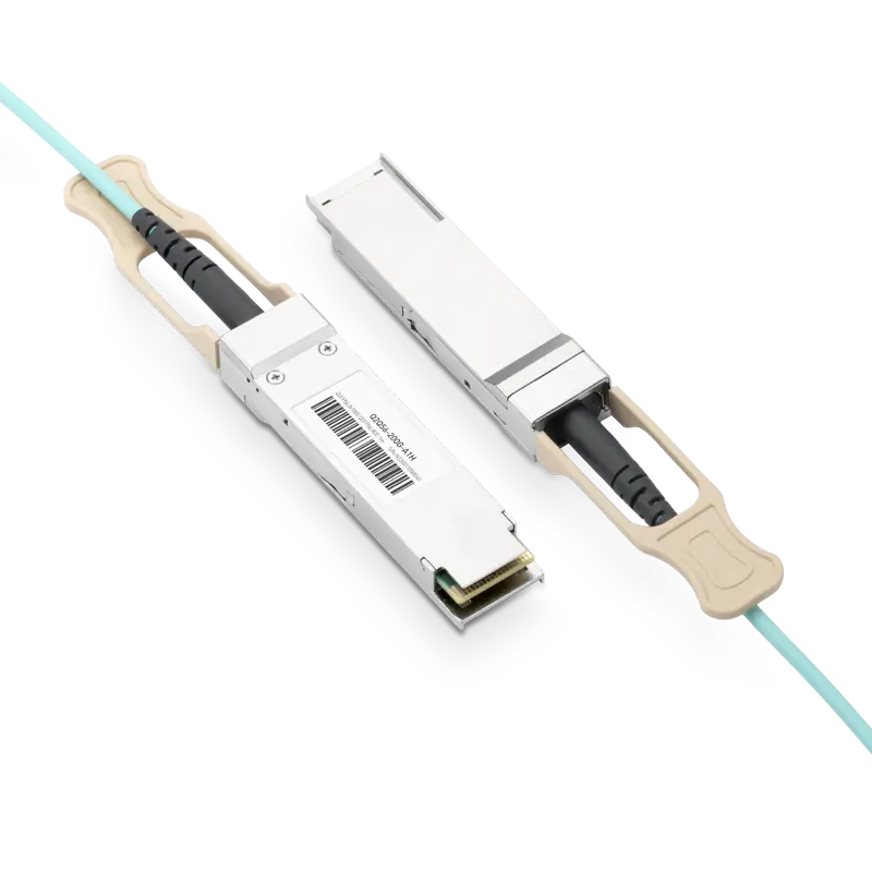NVIDIA/Mellanox MFS1S50-H020E/MFS1S50-H020V Compatible AOC 20m (66ft) InfiniBand HDR 200Gb/s to 2x100Gb/s QSFP56 to 2xQSFP56 Active Optical Splitter Cable (850nm, MMF, LSZH) SFPS