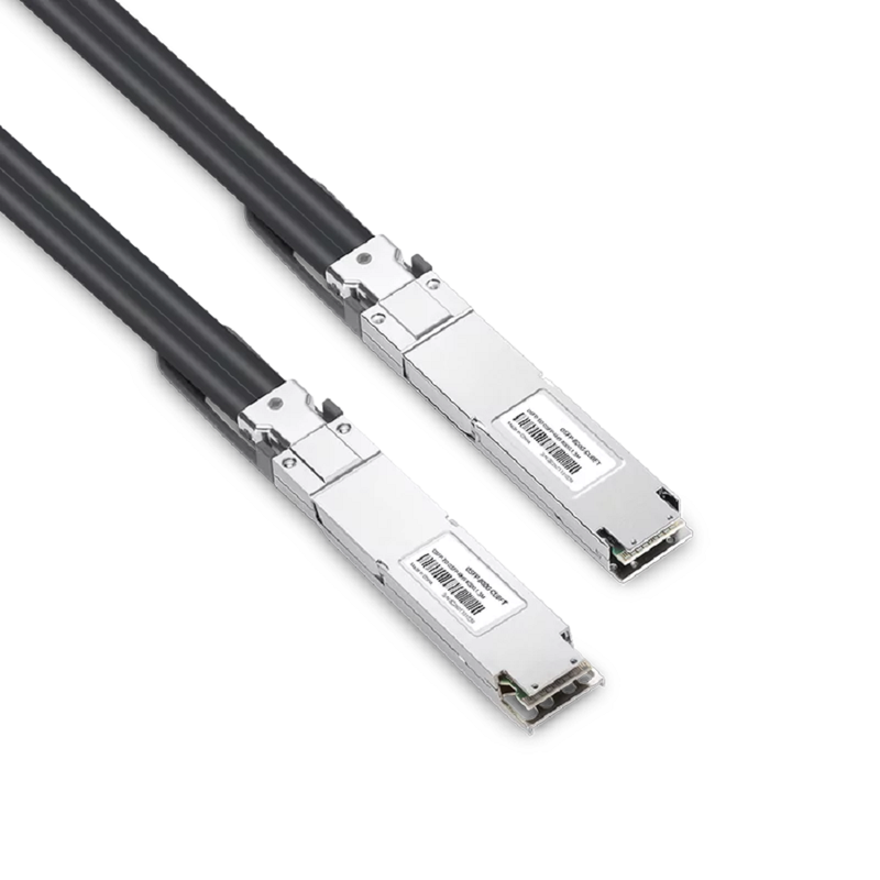 NVIDIA/Mellanox Compatible DAC 1m (3ft) Twin-port 2x400Gb/s OSFP Finned Top to 2x400Gb/s OSFP Flat Top Passive Copper Cable SFPS