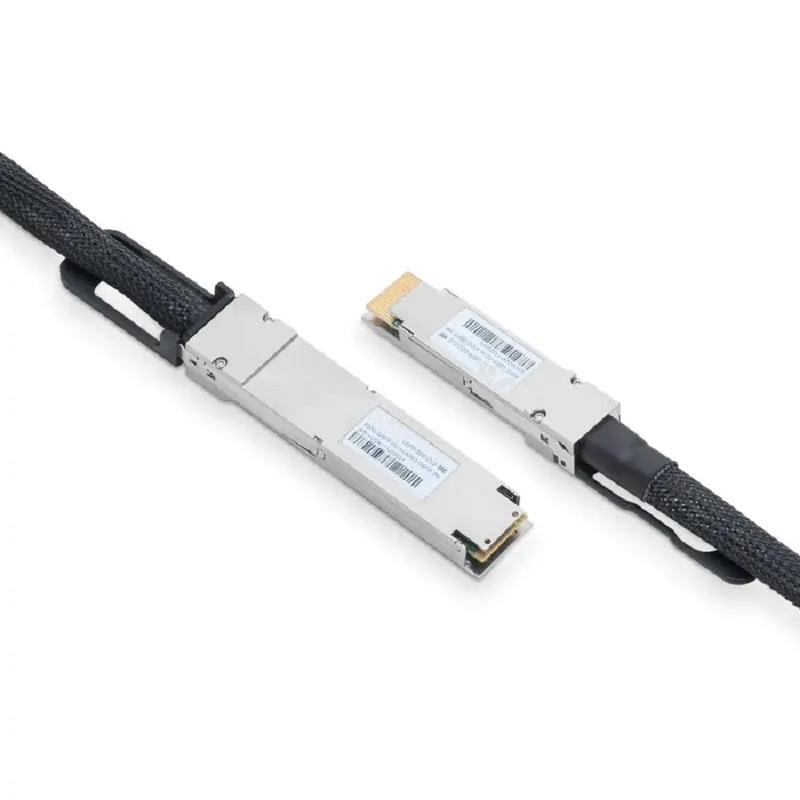 Generic Compatible 1m (3ft) 400G OSFP Flat Top to QSFP-DD Passive Direct Attach Copper Twinax Cable SFPS