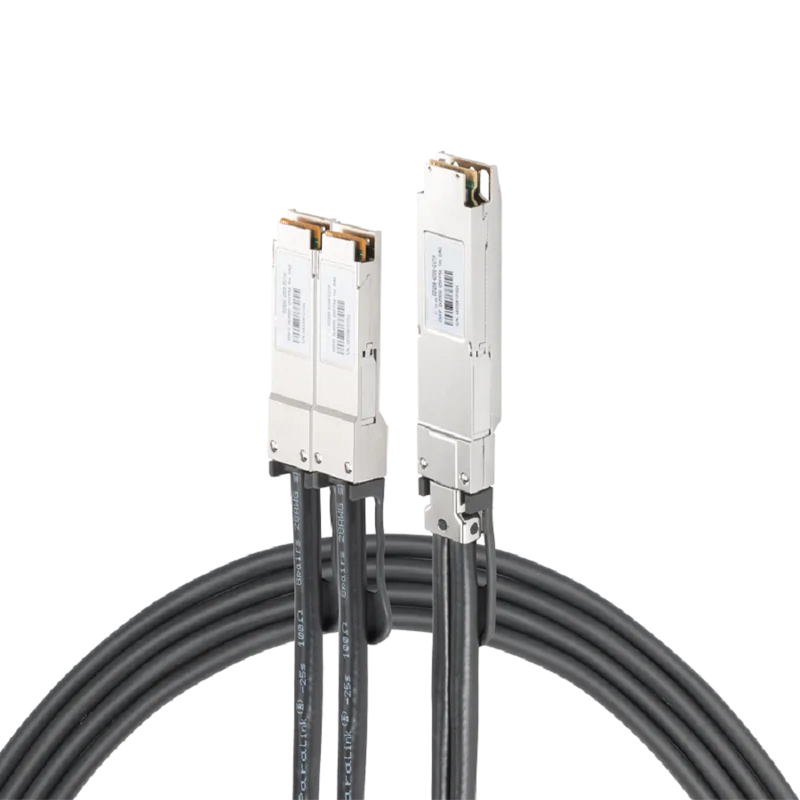 NVIDIA/Mellanox MCP7Y60-H00A Compatible DAC 0.5m (1.6ft) 400Gb/s OSFP (Finned Top) to 2x200Gb/s QSFP56 InfiniBand HDR Passive Copper Splitter Cable SFPS