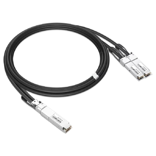 NVIDIA/Mellanox Compatible 1m (3ft) 400Gb/s OSFP Flat Top to 2x200Gb/s QSFP56 InfiniBand HDR Passive Copper Splitter Cable SFPS