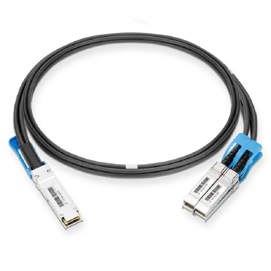 Cisco QSFP-4SFP25G-CU3M Compatible 3m (10ft) 100G QSFP28 to 4X25G SFP28 Passive Direct Attach Copper Breakout Cable SFPS