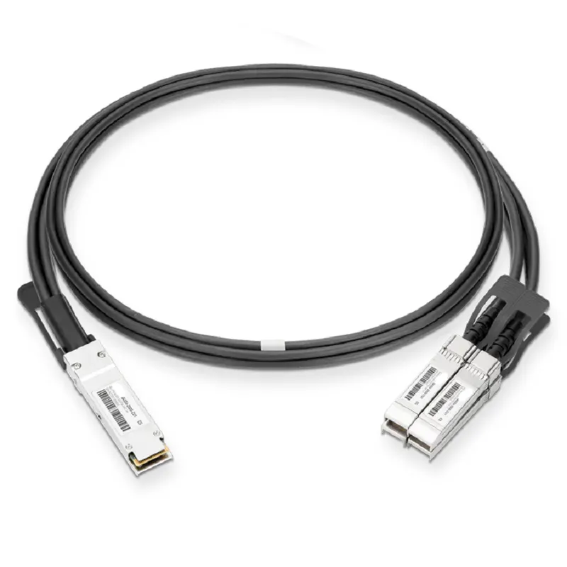 Generic Compatible 1m (3ft) 200G QSFP56 to 4X50G SFP56 Passive Direct Attach Copper Breakout Cable 30AWG SFPS