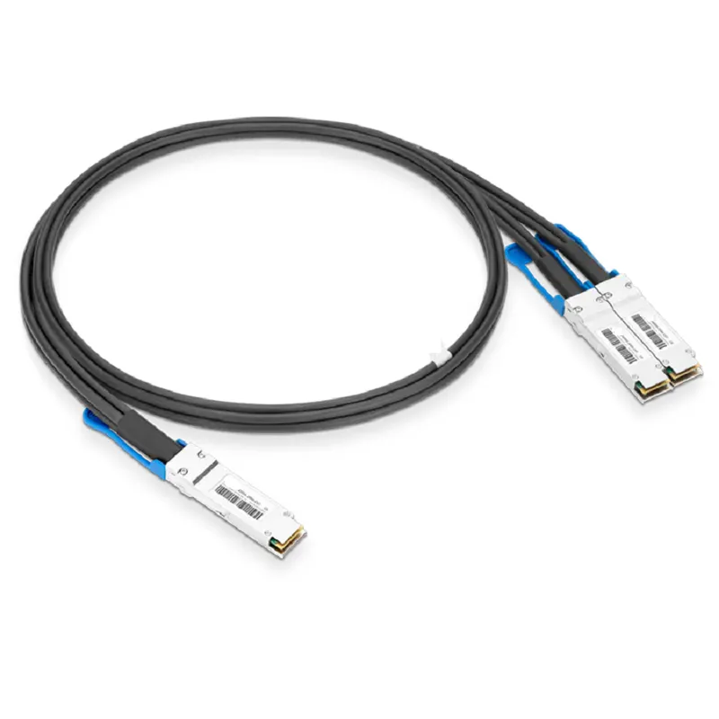 NVIDIA/Mellanox MCP7H50-V001R30 Compatible 1m (3ft) Ethernet 200GbE QSFP56 to 2X100GbE QSFP56 Passive Copper Hybrid Cable SFPS