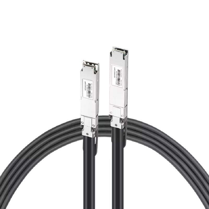 NVIDIA/Mellanox Compatible DAC 1m (3ft) Twin-port 2x400Gb/s OSFP Finned Top to 2x400Gb/s OSFP Flat Top InfiniBand NDR Passive Copper Cable SFPS
