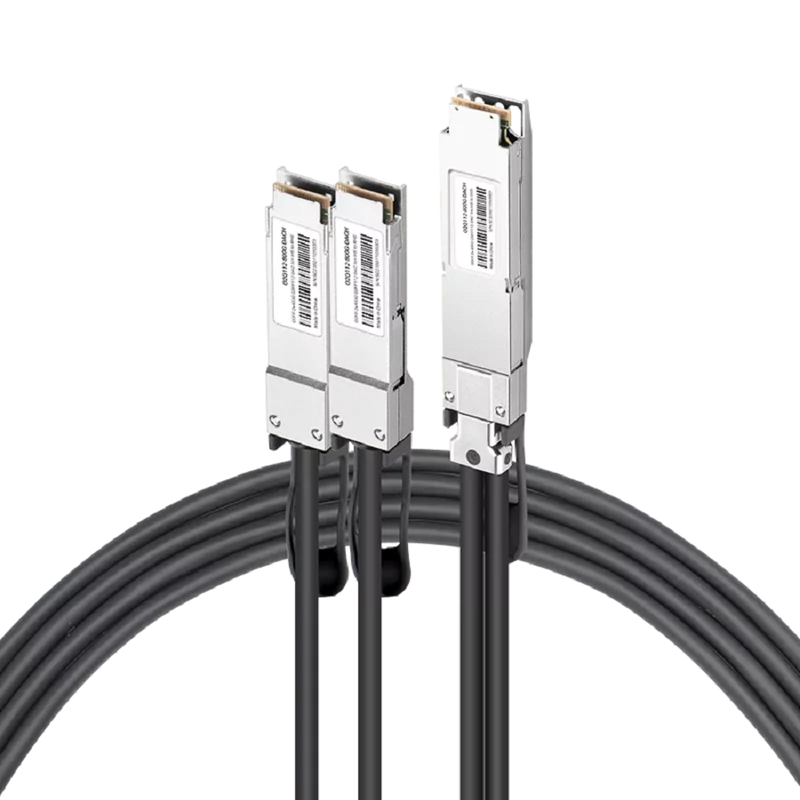 NVIDIA/Mellanox MCP7Y10-N01A (980-9I80A-00N01A) Compatible DAC 1.5m (5ft) Twin-port 2x400Gb/s OSFP Finned Top to 2x400Gb/s QSFP112 Flat Top InfiniBand NDR Passive Copper Splitter Cable SFPS