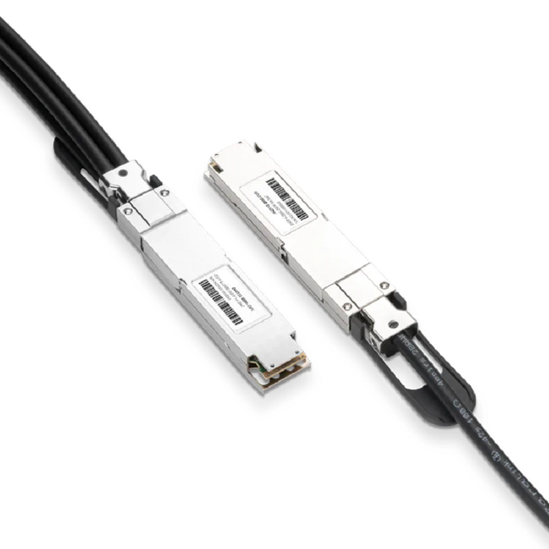Arista Compatible DAC 1m (3ft) Twin-port 800Gb/s OSFP Finned Top to 4x200Gb/s OSFP Flat Top Passive Copper Splitter Cable SFPS