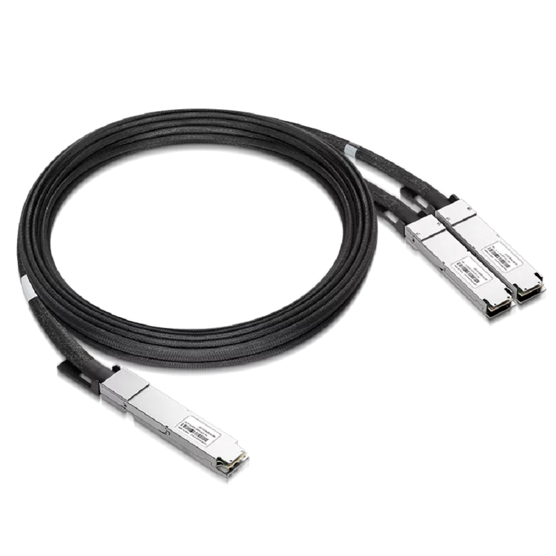 NVIDIA/Mellanox MCA7K10-X02A Compatible ACC 2.5m (8.2ft) Twin-port 2x800Gb/s OSFP224 IHS/Closed Finned Top to 2x800Gb/s OSFP224 RHS/ Flat Top InfiniBand XDR Active Copper Splitter Cable SFPS
