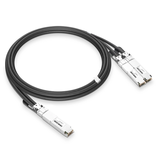 NVIDIA/Mellanox Compatible AEC 4m (13ft) Twin-port 2x400Gb/s OSFP Finned Top to 2x400Gb/s OSFP Flat Top Active Electrical Splitter Cable SFPS