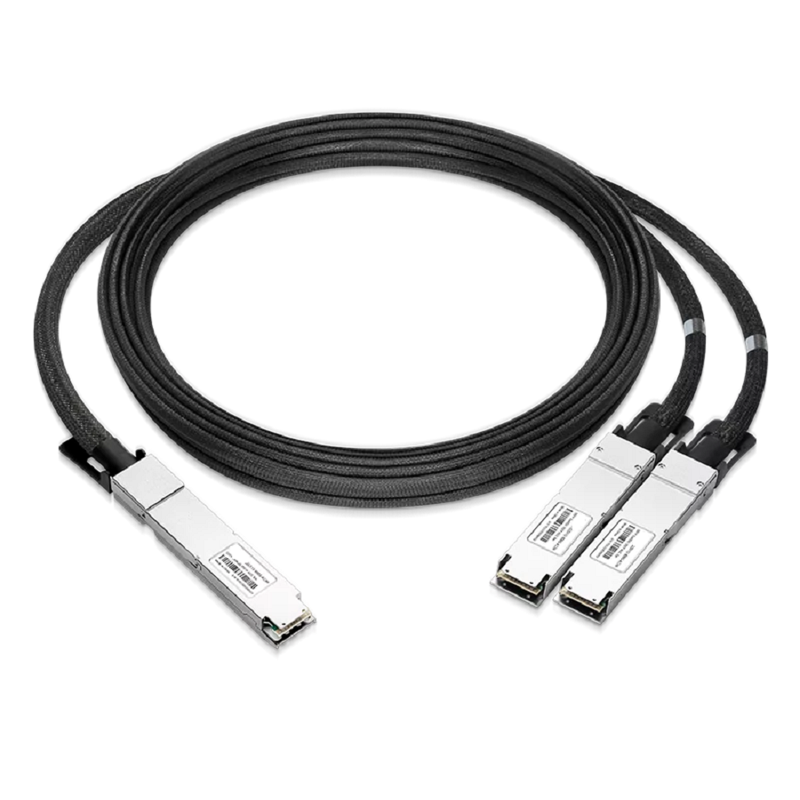 NVIDIA/Mellanox MCA7J60-N004 Compatible ACC 4m (13ft) Twin-port 2x400Gb/s OSFP Finned Top to 2x400Gb/s OSFP Flat Top InfiniBand NDR Active Copper Splitter Cable SFPS