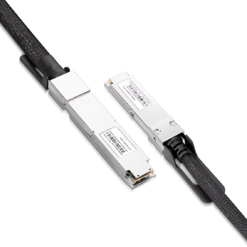 Cisco Compatible ACC 4m (13ft) Twin-port 2x400Gb/s OSFP Finned Top to 2x400Gb/s QSFP112 Flat Top Active Copper Splitter Cable SFPS