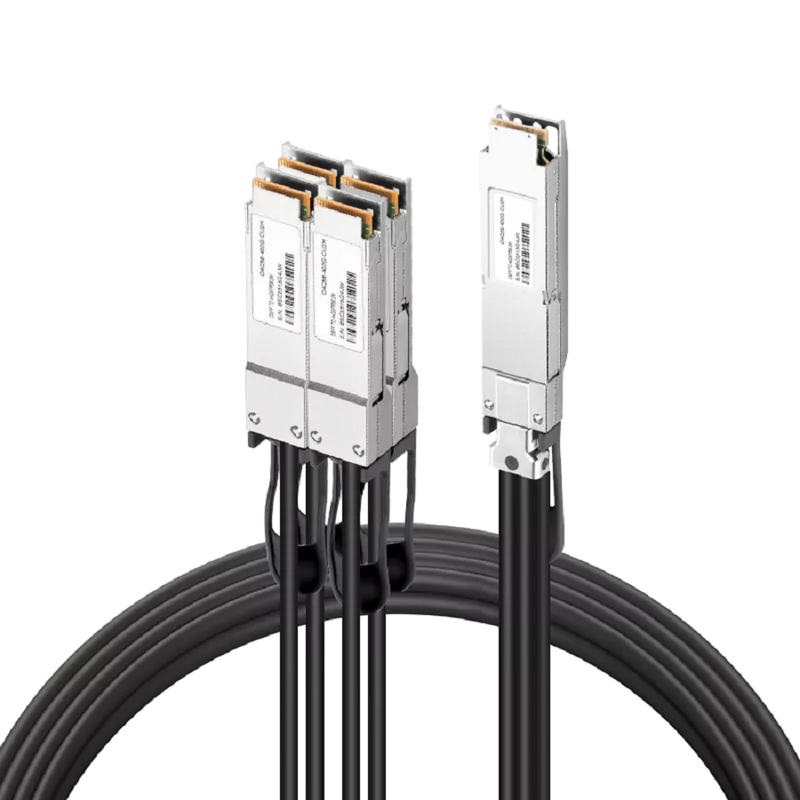 NVIDIA/Mellanox Compatible DAC 3m (10ft) 400Gb/s OSFP to 4x100Gb/s QSFP56 InfiniBand HDR Passive Copper Splitter Cable SFPS