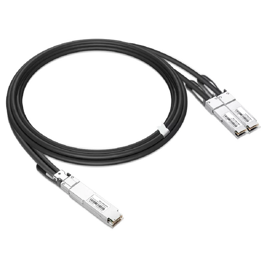 NVIDIA/Mellanox MCP7Y10-N003 (980-9I80P-00N003) Compatible DAC 3m (10ft) Twin-port 2x400Gb/s OSFP Finned Top to 2x400Gb/s QSFP112 Flat Top InfiniBand NDR Passive Copper Splitter Cable SFPS