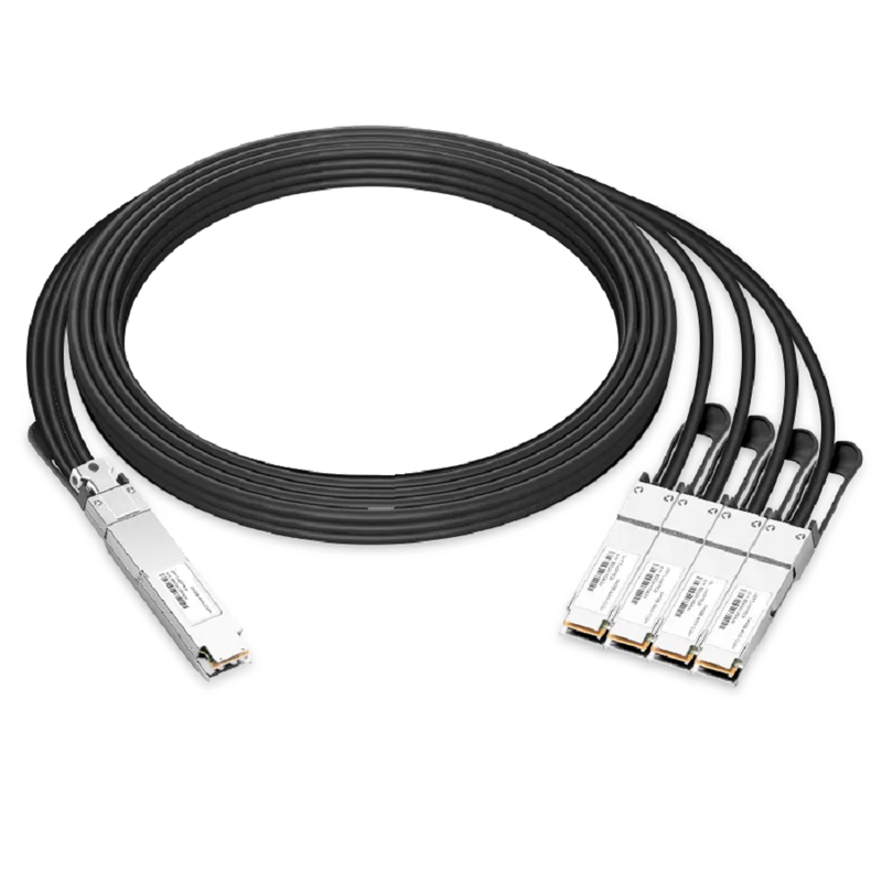 NVIDIA/Mellanox MCP7Y40-N003 Compatible DAC 3m (10ft) Twin-port 2x400Gb/s OSFP Finned Top to 4x200Gb/s QSFP112 Flat Top InfiniBand NDR Passive Copper Splitter Cable SFPS