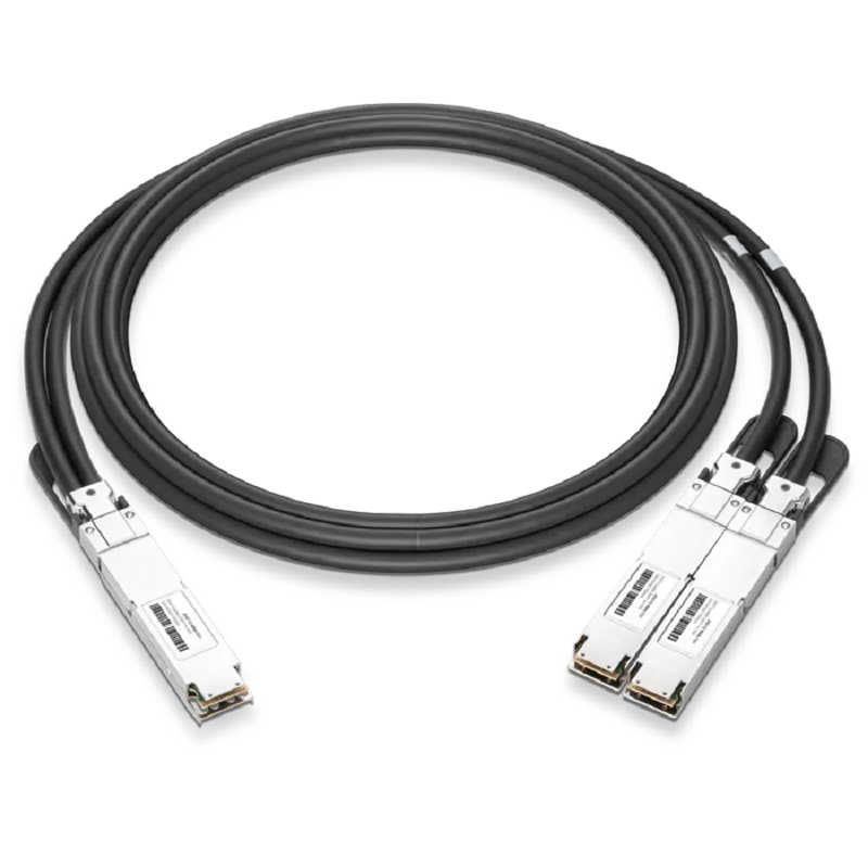 NVIDIA/Mellanox MCP7Y00-N001 Compatible DAC 1m (3ft) Twin-port 800Gb/s OSFP Finned Top to 2x400Gb/s OSFP Flat Top Passive Copper Splitter Cable SFPS