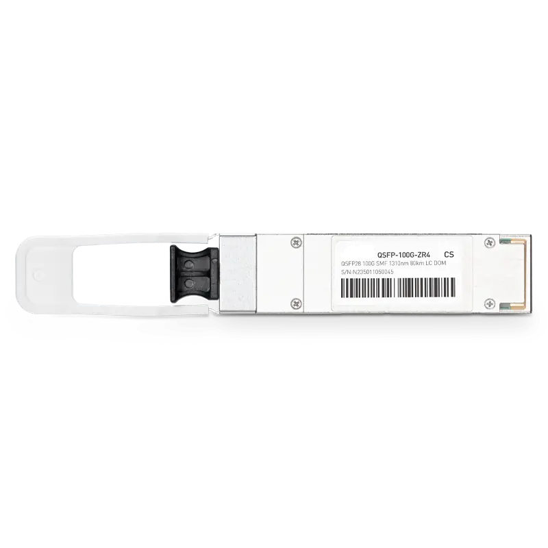 Juniper QSFP-100GBASE-ZR4 Compatible 100GBASE-ZR4 QSFP28 1310nm 80km（FEC） DOM Duplex LC Transceiver Module for SMF SFPS