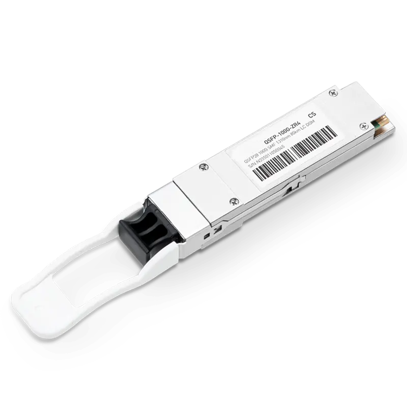 Generic Compatible 100GBASE-ZR4 QSFP28 1310nm 80km（FEC） DOM Duplex LC Transceiver Module for SMF SFPS