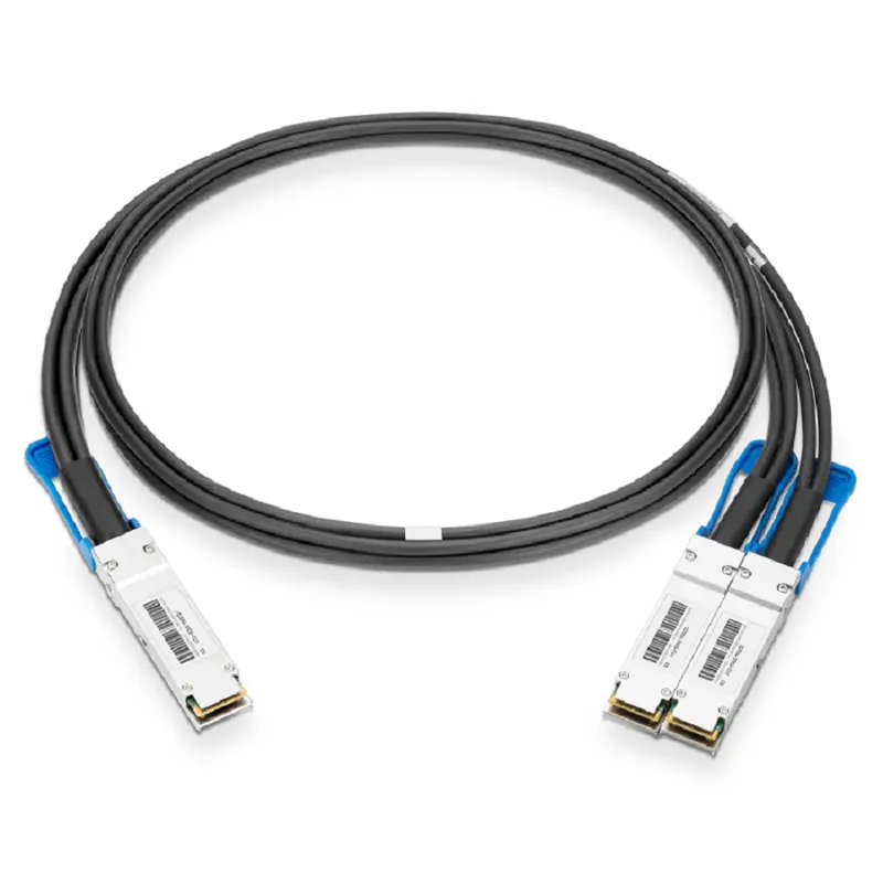 NVIDIA/Mellanox 2m (7ft) 200G QSFP56 to 2X100G DSFP Passive Direct Attach Copper Breakout Cable SFPS