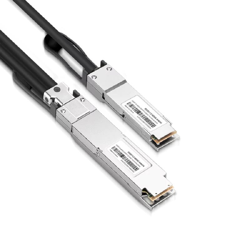 NVIDIA/Mellanox MCP7Y40-N001 Compatible DAC 1m (3ft) Twin-port 2x400Gb/s OSFP Finned Top to 4x200Gb/s QSFP112 Flat Top Passive Copper Splitter Cable SFPS