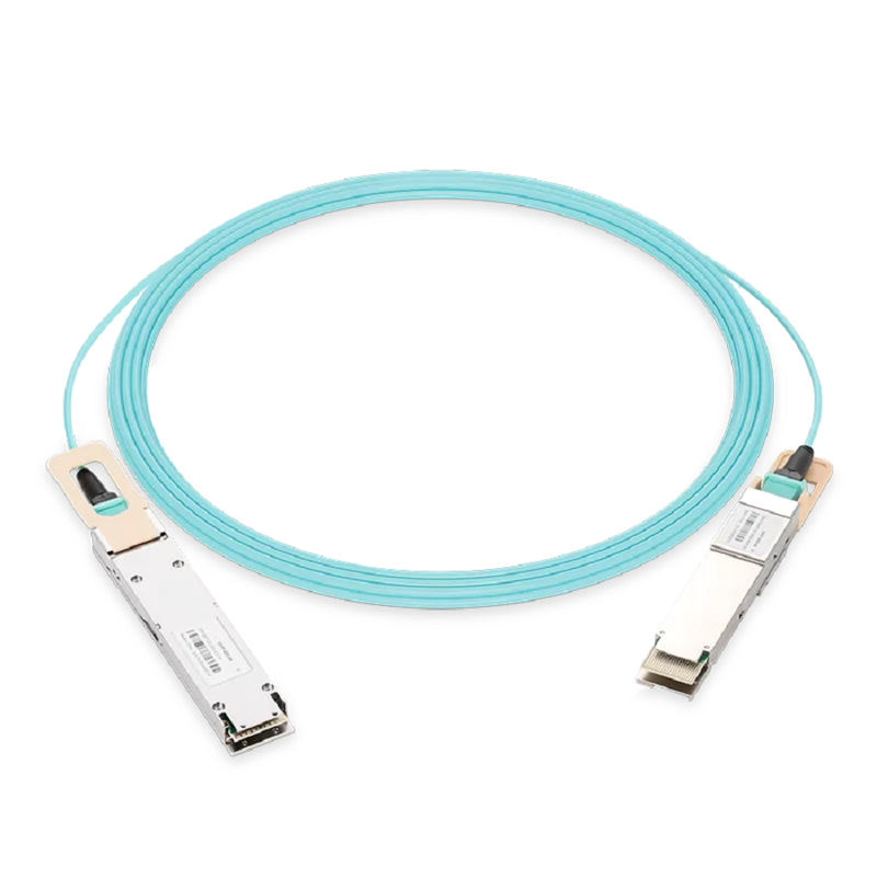 NVIDIA/Mellanox Compatible 20m (66ft) 400G OSFP to QSFP-DD Active Optical Cable SFPS