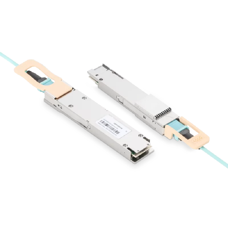 NVIDIA/Mellanox Compatible 20m (66ft) 400G OSFP to QSFP-DD Active Optical Cable SFPS