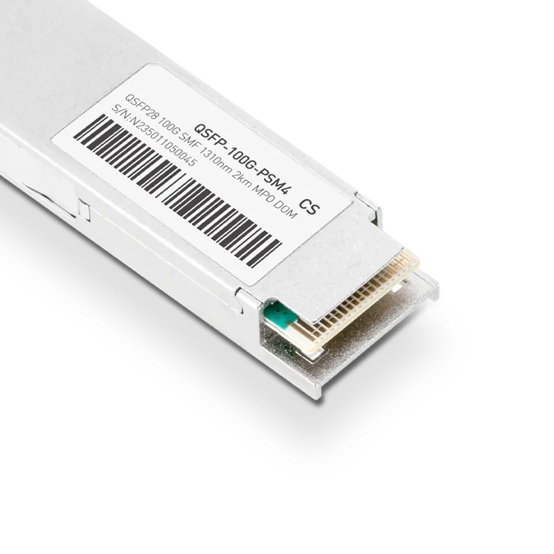 Generic Compatible 100GBASE-PSM4 QSFP28 1310nm 2km MPO/MTP-12 Transceiver Module for SMF SFPS