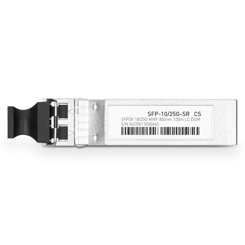 Broadcom Compatible 25GBASE-SR SFP28 850nm 70m (OM3) /100m (OM4) DOM Duplex LC Transceiver Module for MMF SFPS