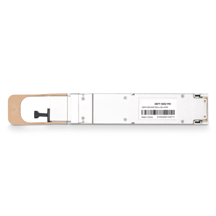 Generic Compatible Broadcom DSP & Broadcom VCSEL 400GBASE-VR4 OSFP PAM4 850nm 50m MTP/MPO-12 APC MMF Optical Transceiver Module SFPS