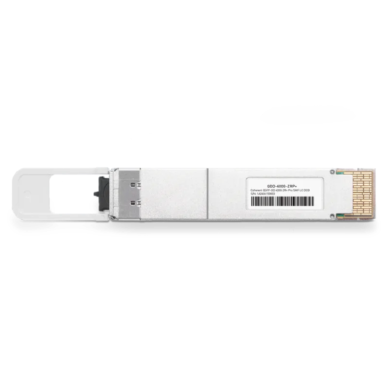 Generic Compatible 100-400GbE High-Power (Bright) DCO QSFP-DD DWDM Tunable Coherent ≤80km Unamplified DDM/DOM Duplex LC SMF Optical Transceiver Module SFPS