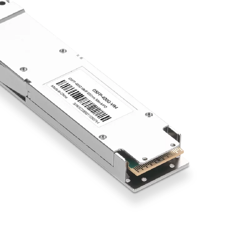 Generic Compatible Broadcom DSP & Broadcom VCSEL 400GBASE-VR4 OSFP PAM4 850nm 50m MTP/MPO-12 APC MMF Optical Transceiver Module SFPS