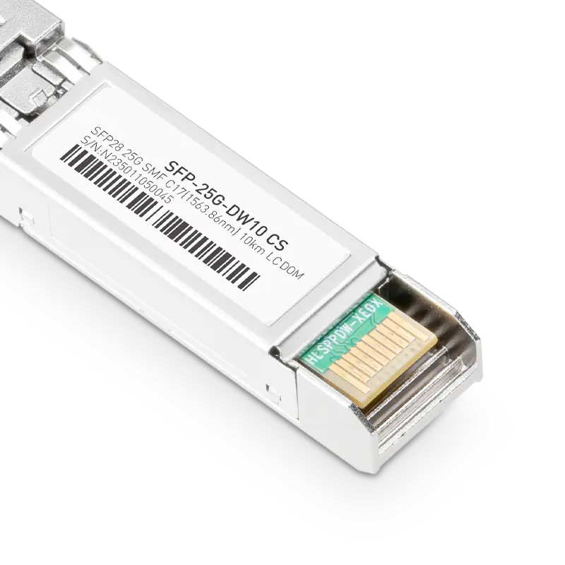 Cisco C31 DWDM-SFP25G-52.52 Compatible 25GBASE-DW10 SFP28 C31 10km Duplex LC Transceiver Module for SMF SFPS