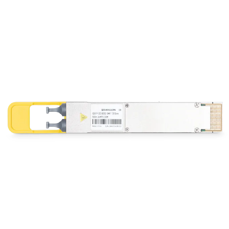 Cisco Compatible QDD-800G-2xDR4 1310nm 500m Dual MTP/MPO-12 APC SMF Finned Top Optical Transceiver Module for N9364E-SG2-Q Switch SFPS