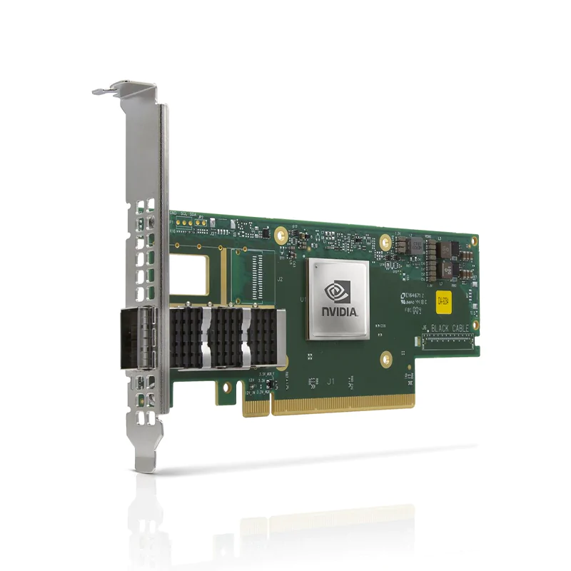 NVIDIA/Mellanox MCX653105A-HDAT-SP ConnectX®-6 InfiniBand Adapter Card, HDR/200G, Single-Port QSFP56, PCIe 3.0/4.0 x 16, Tall&Short Bracket SFPS